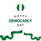 Happy Democracy Day Vector Template Design Illustration