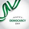 Happy Democracy Day Vector Template Design Illustration