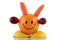 Happy diet. Funny fruits character collection