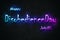 Happy Disobedience Day, July 03. july Calendar on workplace neon Text Effect, Empty space for text