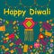 Happy Diwali celebration background