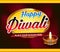 Happy Diwali Celebration Text Background