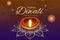 Happy Diwali : festival of lights background & greeting card