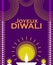 Happy Diwali, greeting card, festival of lights, India, French.