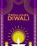 Happy Diwali, greeting card, festival of lights, India, german.