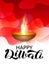 Happy Diwali lettering, Vector illustration for card