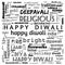 happy diwali word cloud,happy diwali text, cloud use for banner, painting, motivation, web-page, website background, t-shirt &