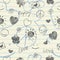 Happy doodles seamless pattern