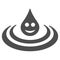 Happy Drop Ripple Flat Icon