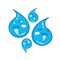 Happy Drops of Water - Cartoon Characters Mascots