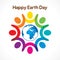 Happy earth day design