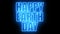Happy earth day text, 3d rendering backdrop, computer generating, can be used for holidays festive design