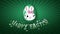 Happy Easter animation title trailer 30 FPS infinity dark green