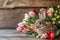 Happy easter Basket Eggs Morning dew Basket. Easter Bunny april endearing. Hare on meadow with lovable easter background wallpaper