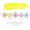 Happy Easter cute and nice colorful egg background