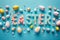 Happy easter Daisy Eggs Easter spirit Basket. White Color harmony Bunny Egg toss. Easter eggs background wallpaper