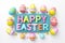 Happy easter easter bonnet flower Eggs Eggcellent Basket. White Worship Bunny Tranquil. lavender background wallpaper