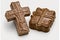 Happy Easter Easter chocolate design Crosses: Religious-themed chocolate crosses