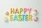 Happy easter easter daffodil Eggs Inspirational Basket. White Emerald Bunny jovial. christianity background wallpaper