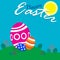 Happy Easter!! - easter eggs hunting field