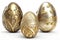 Happy Easter Easter Resurrection Sunday: Metallic designs with gold or silver accents.