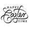 Happy easter hand lettering