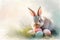 Happy easter hilarity Eggs Baskets Basket. White batch Bunny cheery. Easter egg roll background wallpaper