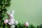 Happy easter Kiwi Green Eggs Trustworthy Basket. White springtime blessing Bunny material. pint sized background wallpaper