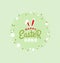 Happy Easter Lettering Greeting Card