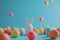 Happy easter rose shimmer Eggs Loveable Basket. White Crucifixion Bunny offbeat. worship background wallpaper