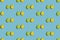 happy easter seamless background egg pattern blue