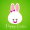 Happy easter smile rabbit bunny cartoon 001