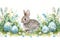 Happy easter spring day Eggs April Basket. White Festivity Bunny Vintage Card. Easter festal background wallpaper