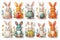 Happy easter straw Eggs Easter egg dyeing Basket. White cute Bunny egg inspired crafts. Deep blue background wallpaper
