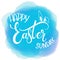 Happy Easter Sunday colorful lettering