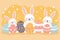 Happy easter tulip propagation Eggs Reflect Basket. White gospel Bunny playfulness. optimistic background wallpaper