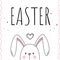 Happy easter. Vector illustration. Easter Bunny