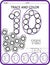 Happy Easter Worksheets, Dot Markers and Tracing Numbers Activity, Number 10