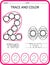 Happy Easter Worksheets, Dot Markers and Tracing Numbers Activity, NUMBER 2