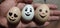 Happy Eggs smiling eggs on hand emoji egg