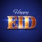 Happy Eid Islamic Greeting Background