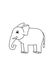happy elephant white background pictures