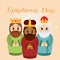 Happy epiphany day poster