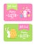 Happy Ester gift cards design