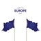 Happy Europe Day Vector Template Design Illustration