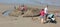 Happy families on the beach Broad Haven August 2018