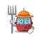 Happy Farmer ropeway cartoon picture with hat and tools