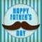 Happy Father Day Mustache Love