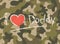 Happy father\'s day on camouflage pattern