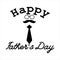 Happy father`s day logo vector